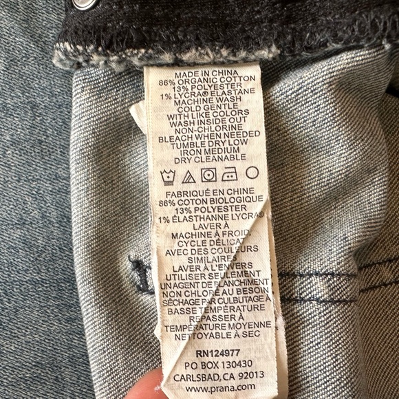 Prana - Buxton Jean - in dusted blue denim wash - Picture 6 of 9